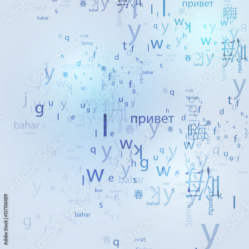 Learning a language, a polyglot. To speak in different languages.