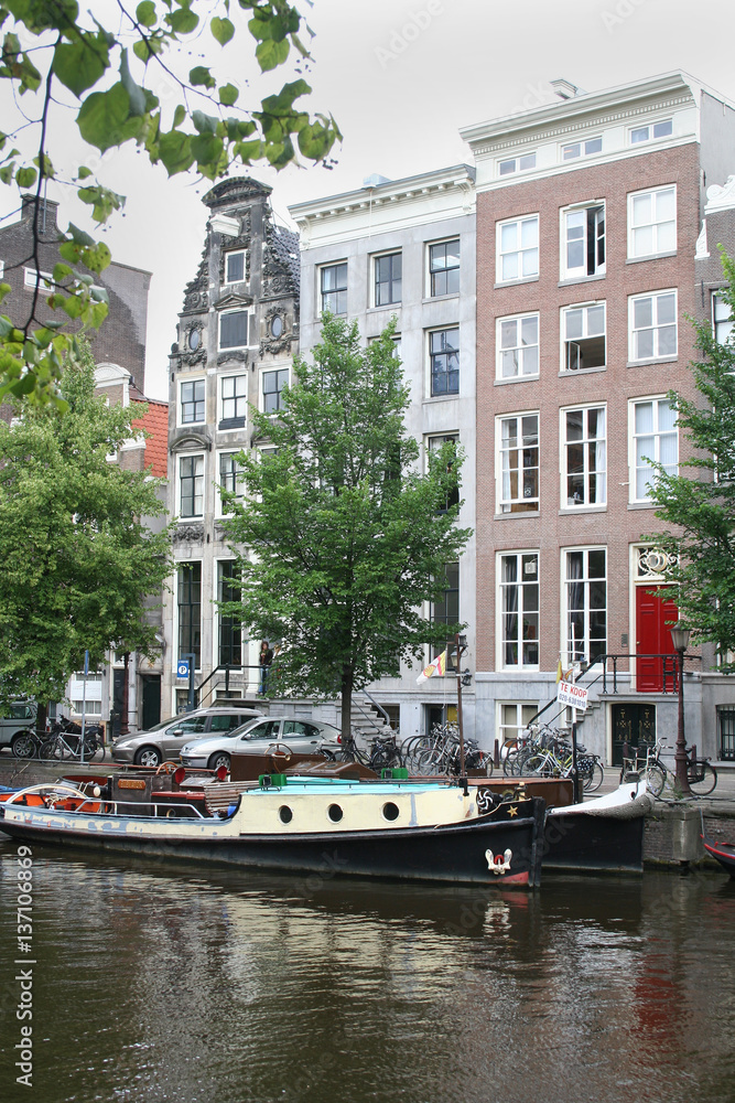 Obraz premium Keizersgracht, a famous Amsterdam canal