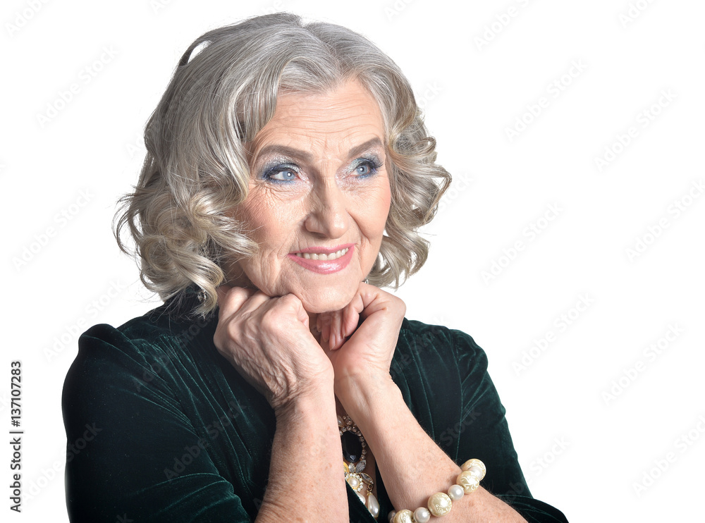 gorgeous mature woman Stock Foto Adobe Stock