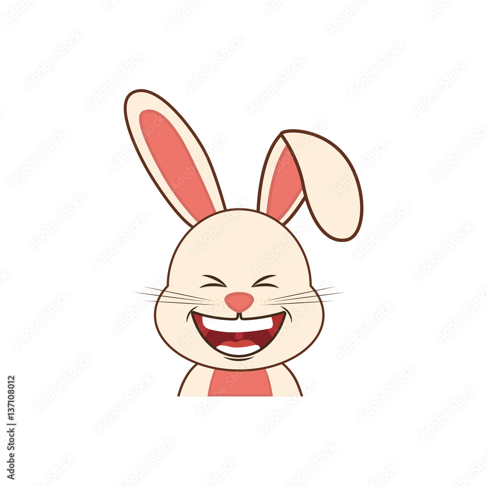 Cute rabbit cartoon icon vector illustration graphic design Cute rabbit cartoon icon vector illustration graphic design