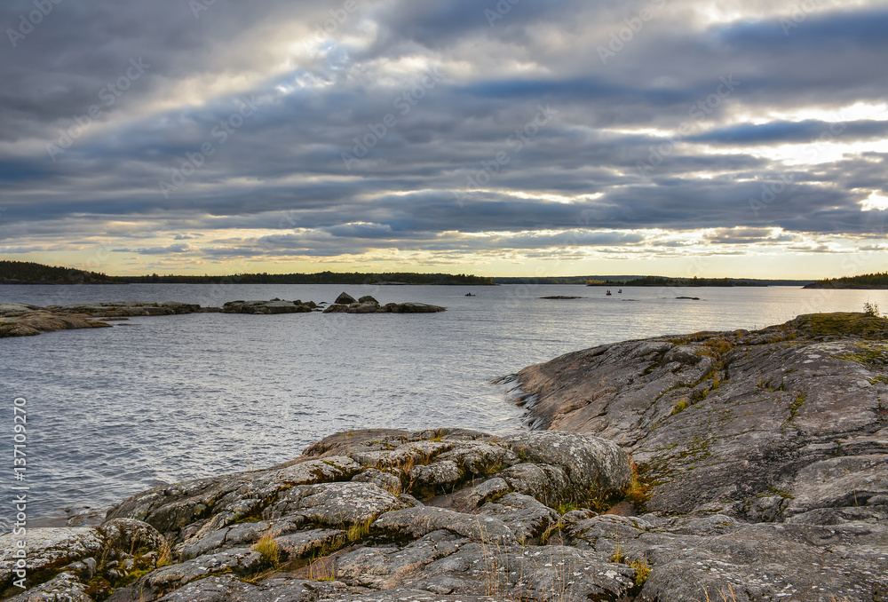 The severe beauty of lake Ladoga.
