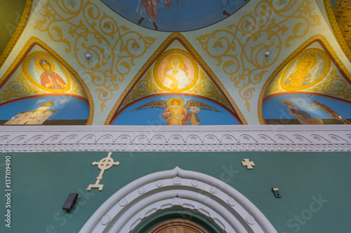 MOSCOW, RUSSIA - FEBRUARY 14, 2017: Inside the Russian State Historical Museum. The largest museum of national history of the Russia