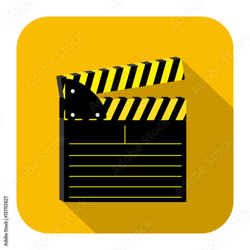 symbol short film icon image, vector illustration design