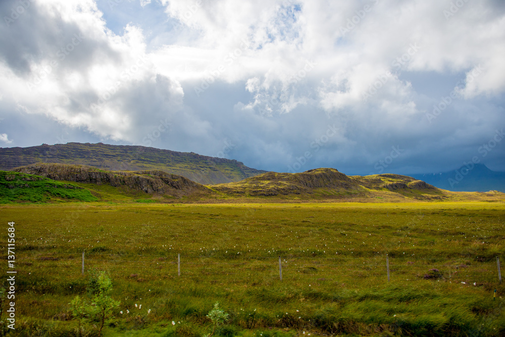 Iceland road view