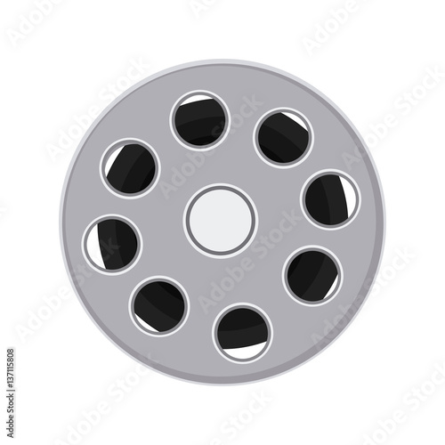 symbol short film icon image, vector illustration design