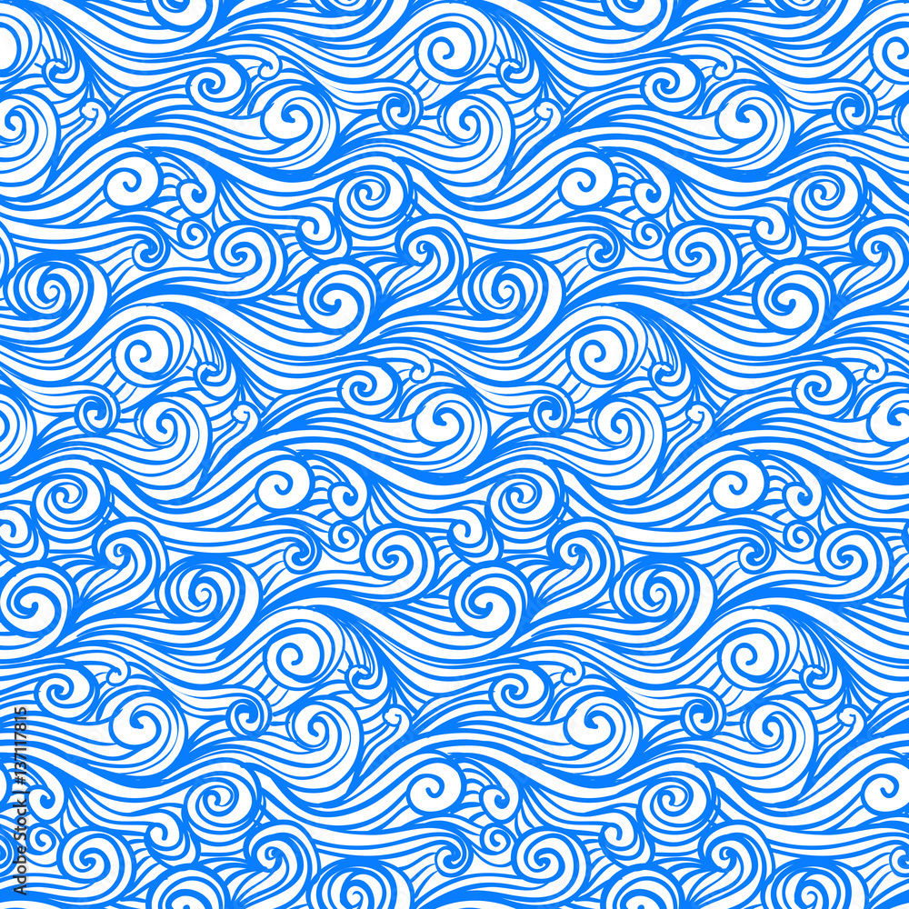 Simple, elegant linear pattern in deep blue. Simple, elegant linear pattern in deep blue.