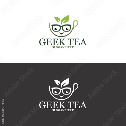 geek food logo in vector