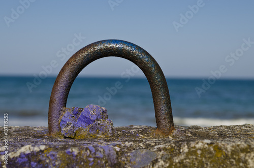 Burgas beach in Bulgaria on the black sea