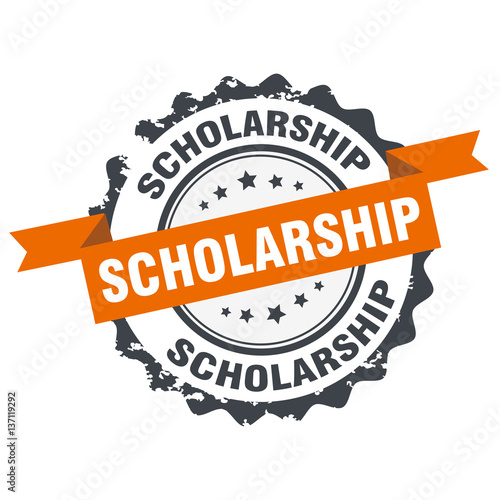Scholarship stamp sign seal logo