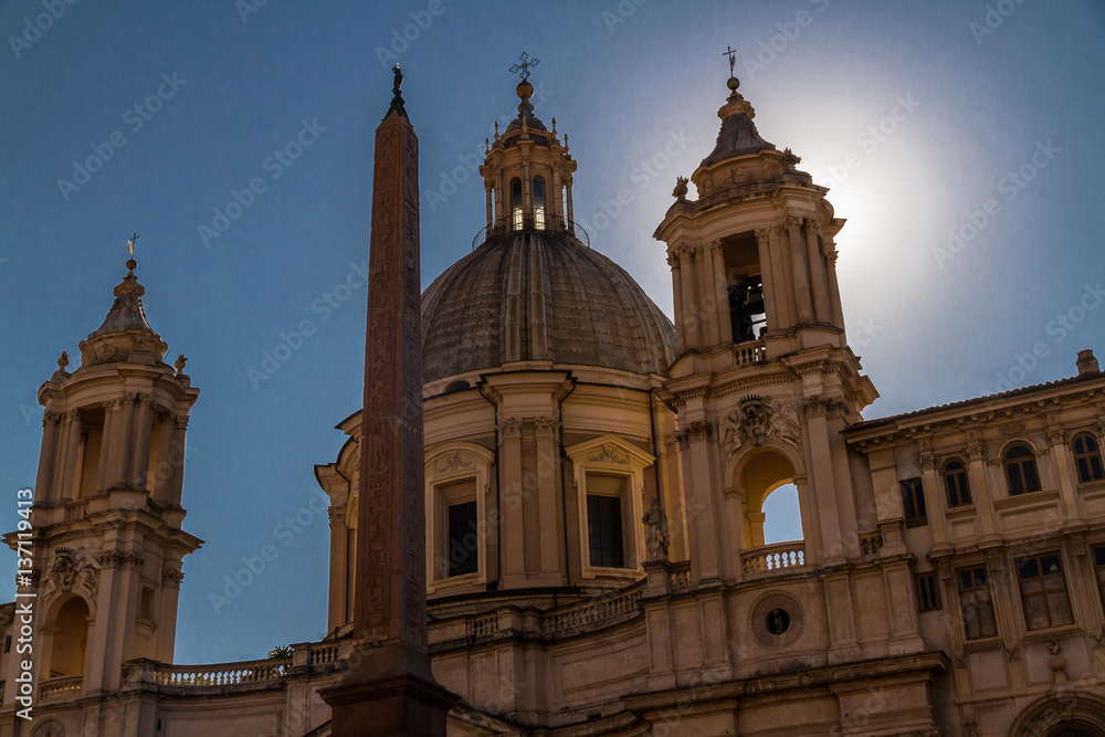Sant Agnese in Agone in the Piazza Navona