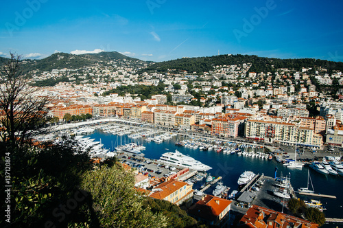 Nice Harbour in the Côte d'azur, France