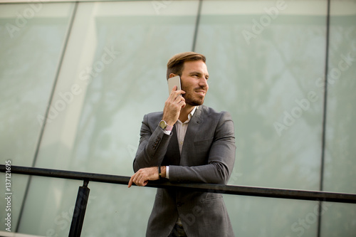 Handsome young businessman ...