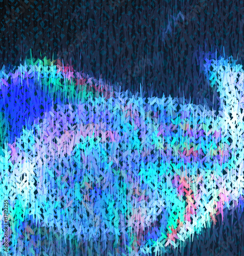 cross abstract geometrical background.