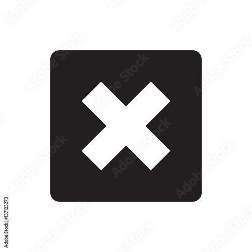 cancel icon illustration