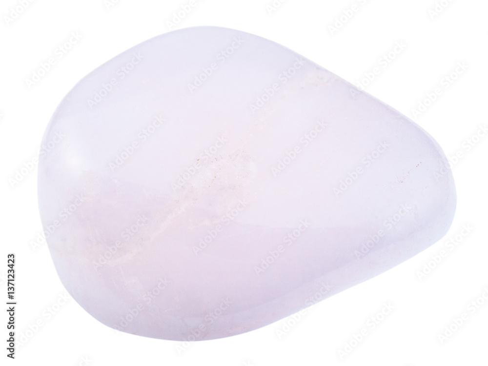 polished pink Petalite (castorite) stone polished pink Petalite (castorite) stone