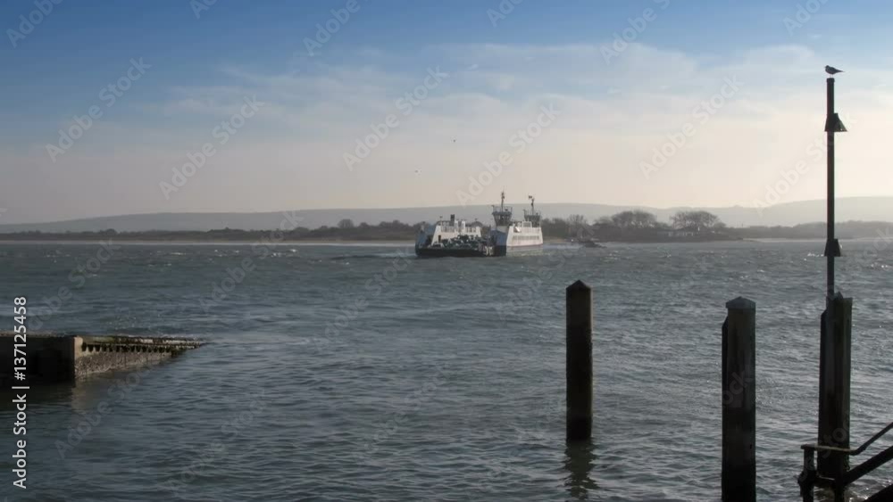 Studland Sandbanks Car Ferry in Poole Dorset Studland Sandbanks Car Ferry in Poole Dorset