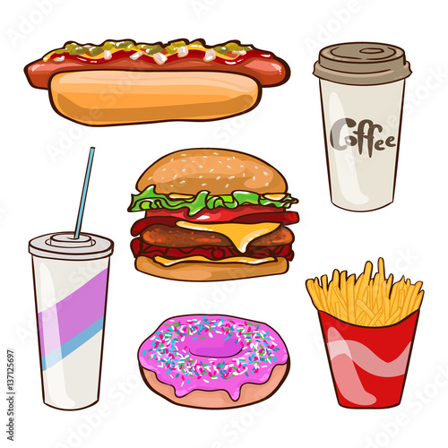 Fast Food Flat Collection