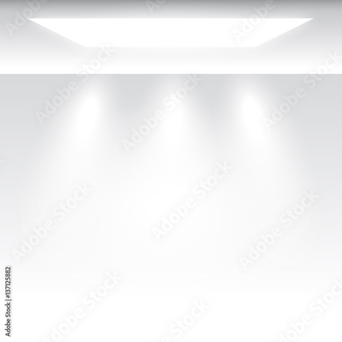 white grey empty studio roo...