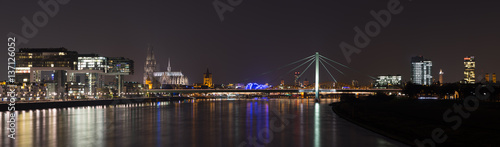 Köln Panorama mit Kölner Dom
