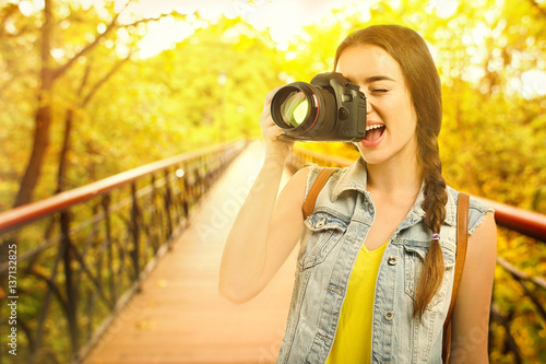 Photographer taking picture...