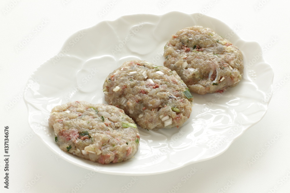 prepared mince sardine for fish cake cooking image prepared mince sardine for fish cake cooking image