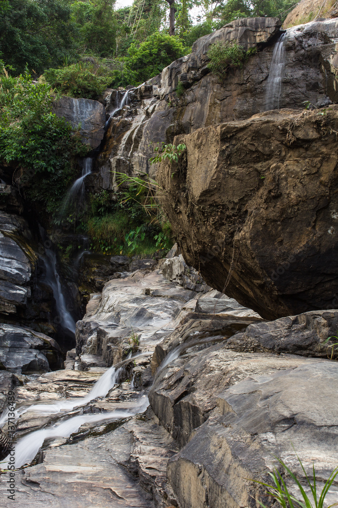 Mae Klang beauty Waterfall in Chiang Mai Province, Doi Inthanon Thailand