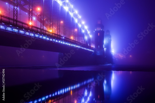 Bridge in the fog