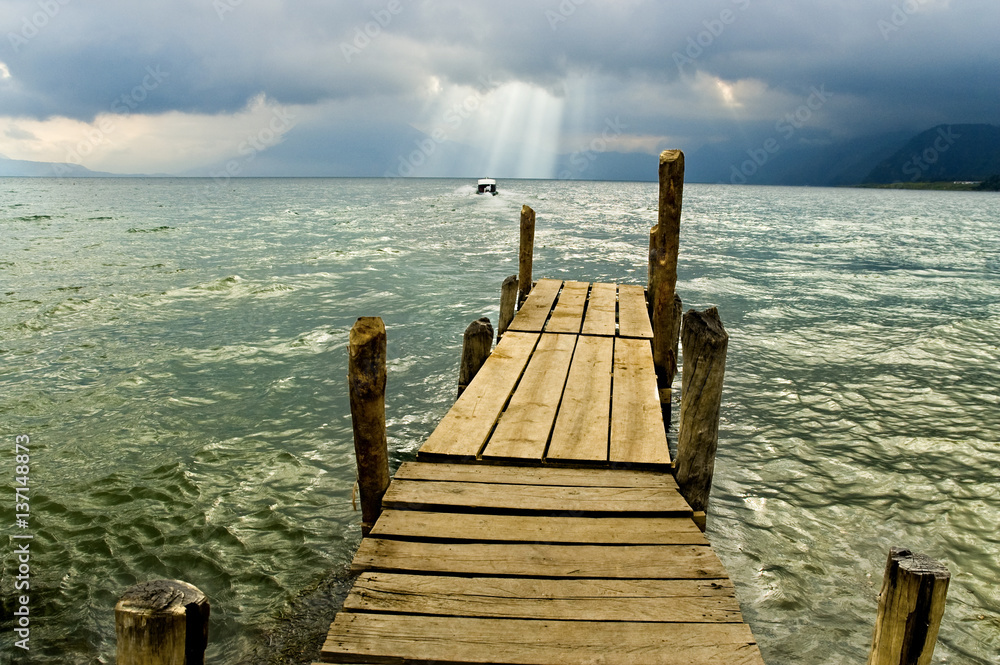 Fototapeta premium Atitlan lake, Guatemala