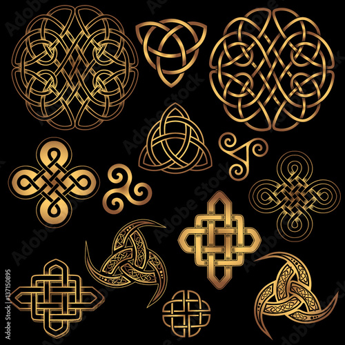 Celtic folk ornament