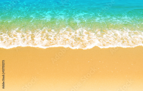 Wave   Sand beach background  