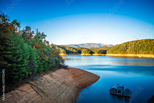 great smoky mountains around bryson city and fontana lake photo