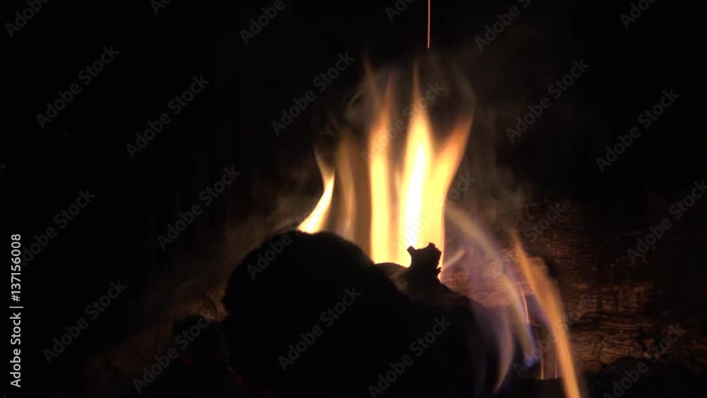 4k, fireplace with a hot roaring fire and red coals. Burning wood in fireplace and warmth of ambiance in the christmas at wintertime -Dan 4k, fireplace with a hot roaring fire and red coals. Burning wood in fireplace and warmth of ambiance in the christmas at wintertime -Dan