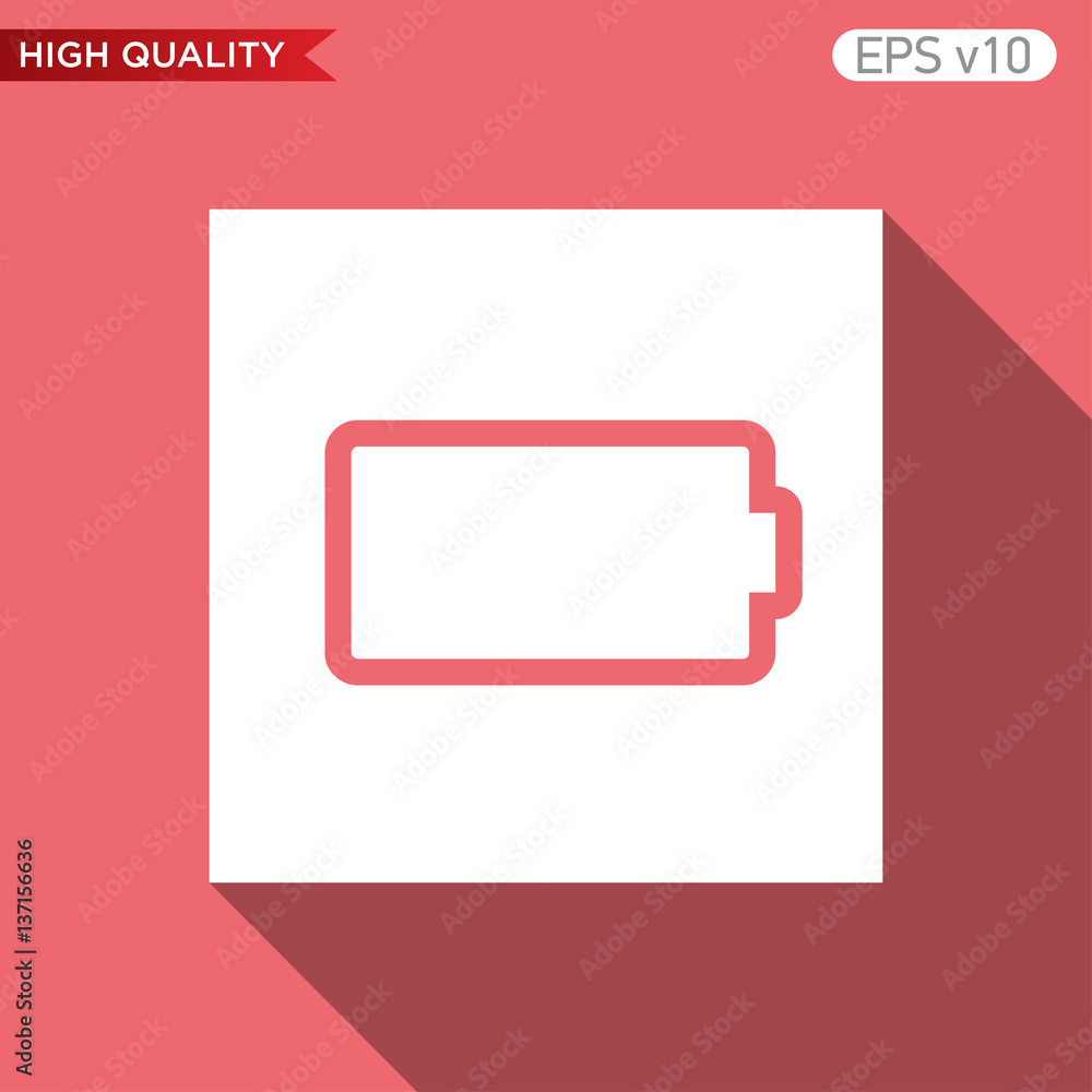 Battery level icon. Button with battery level icon. Modern UI vector. Battery level icon. Button with battery level icon. Modern UI vector.