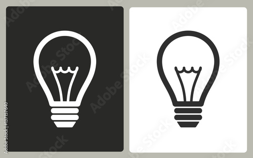 Lamp - vector icon.