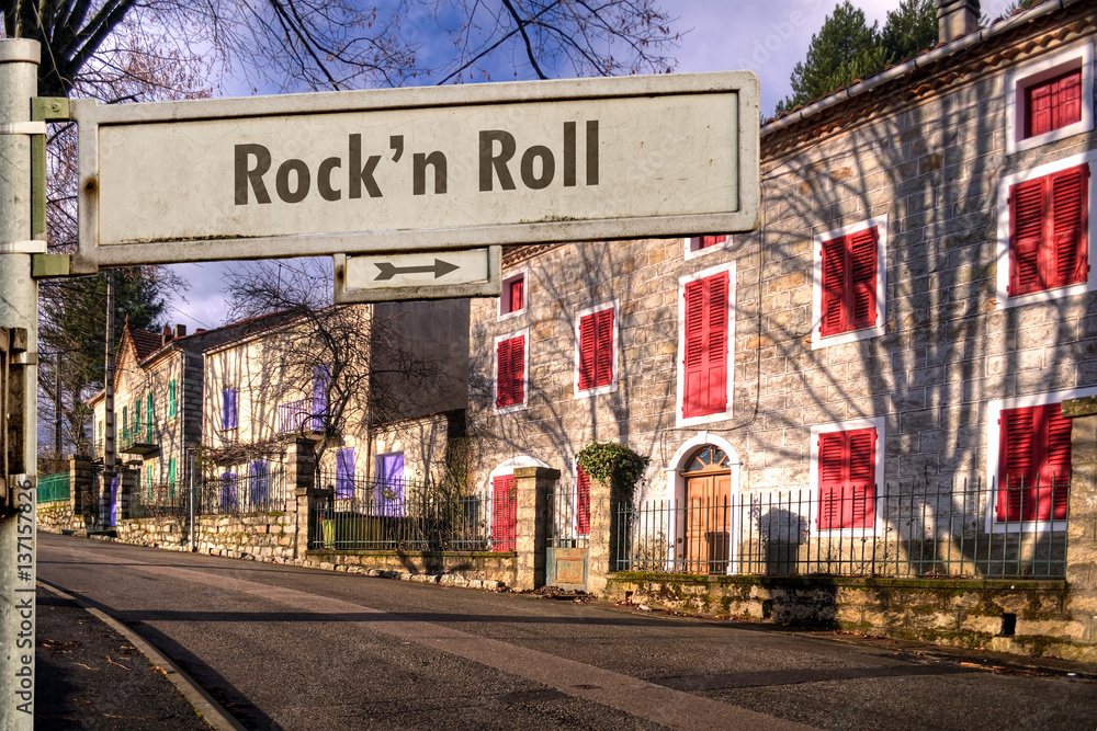 Schild 185 - Rockn Roll
