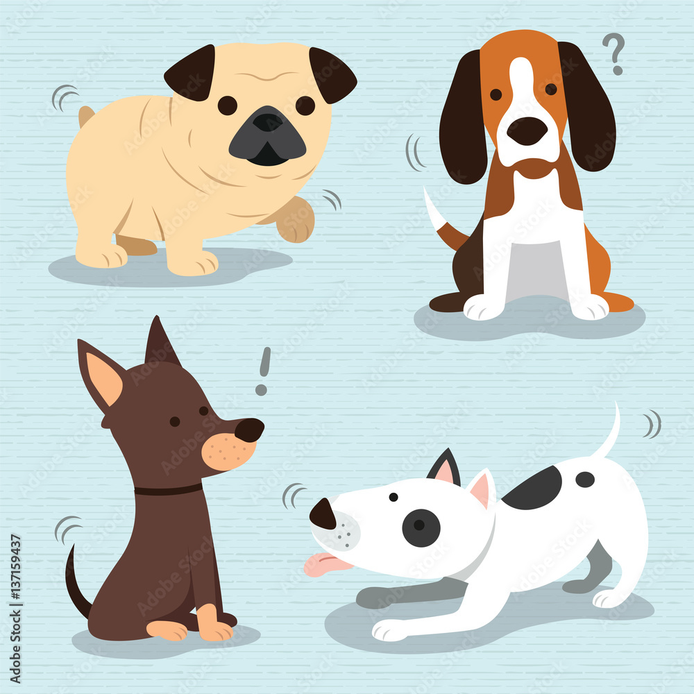 Obraz premium Cute Dogs Breed