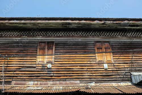 old wood house