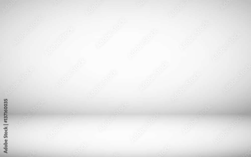Light room with wide clean copy space. Vector illustration.