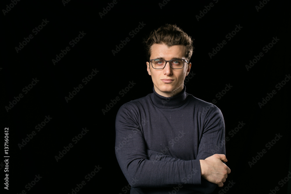 smart guy with glasses