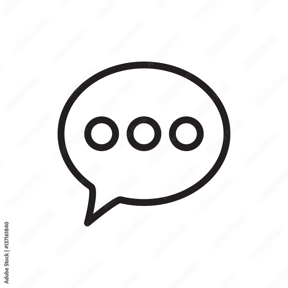 chat icon illustration chat icon illustration