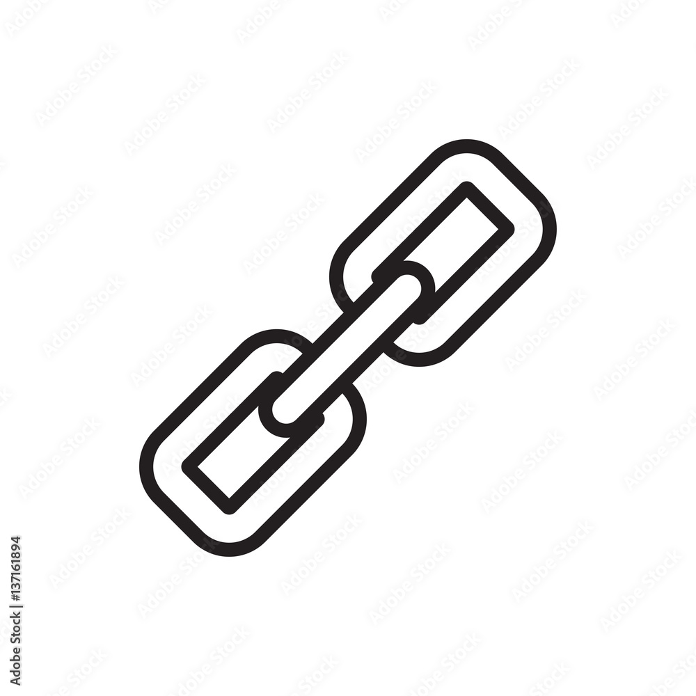 chain icon illustration chain icon illustration