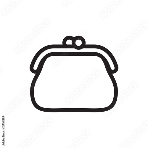 purse icon illustration