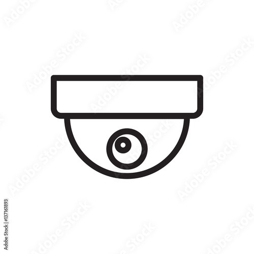 security camera icon illustration