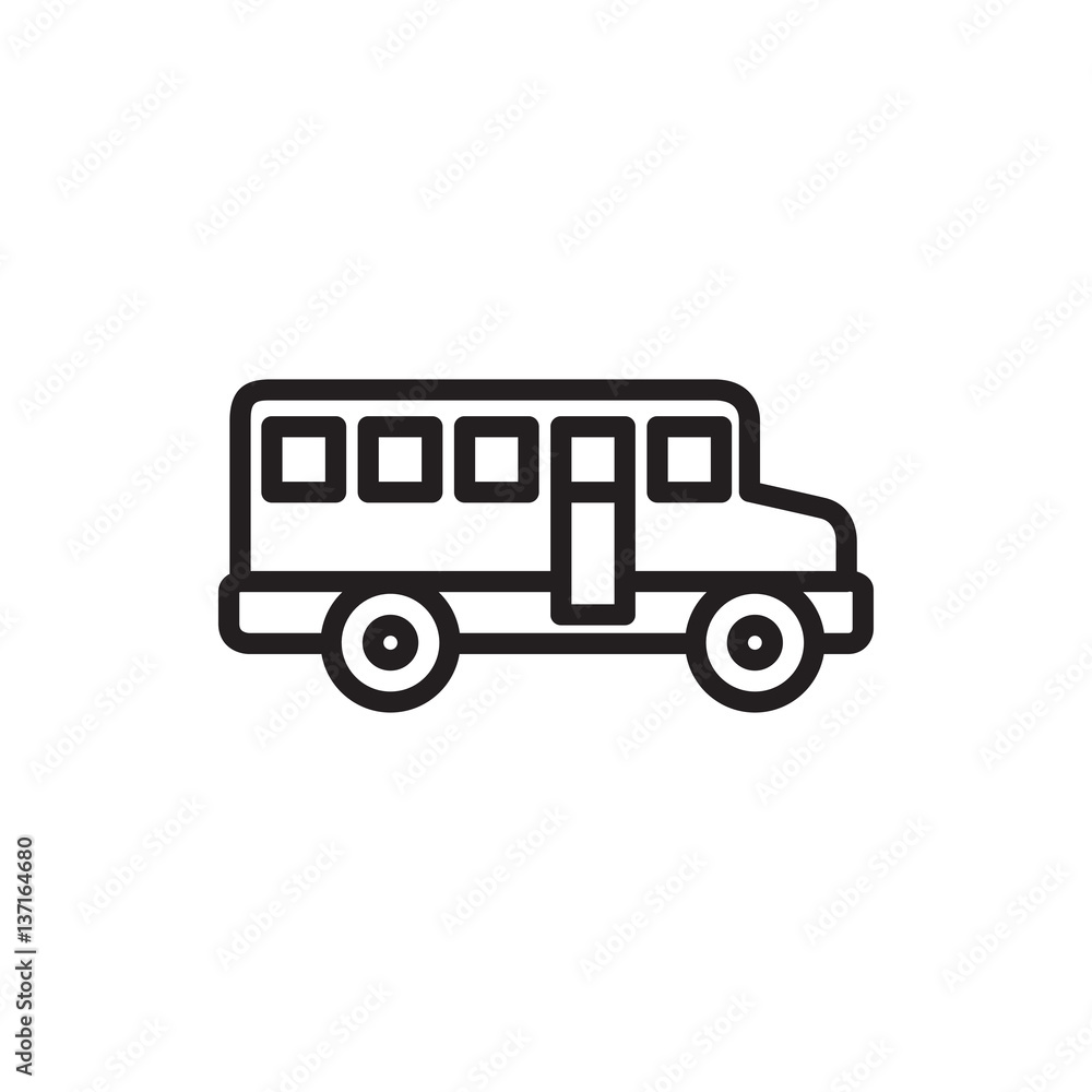 bus icon illustration bus icon illustration