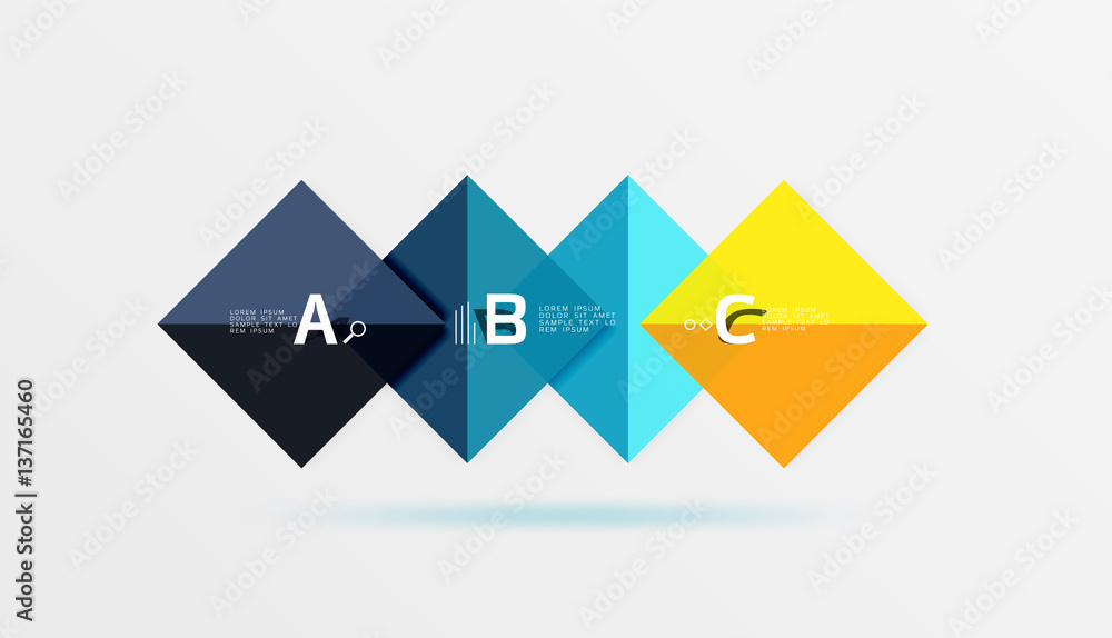 Geometric square and triangle template Geometric square and triangle template