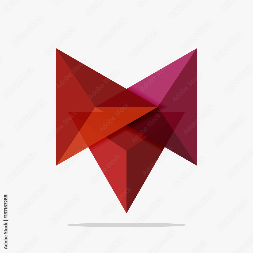 Blank triangle layout business template Blank triangle layout business template