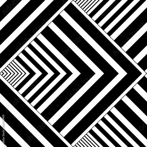 Seamless Square and Stripe Pattern