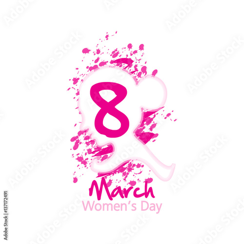 8 march Women's Day card