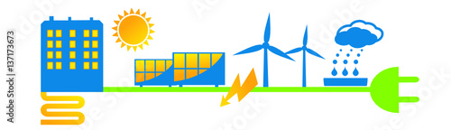 énergies renouvelables électricité bannière
