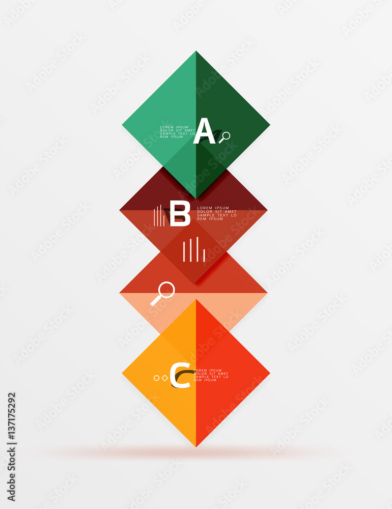 Vector square banner Vector square banner